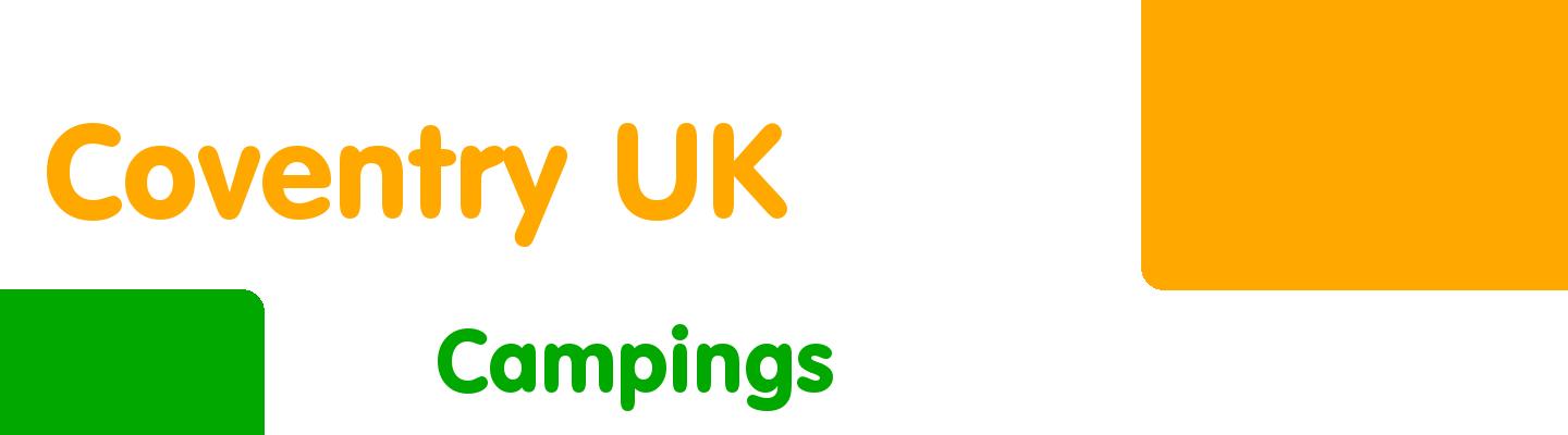 Best campings in Coventry UK - Rating & Reviews